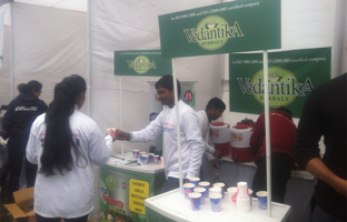 Vedantika herbals drinks are distributing to all volunteers of  Swechha We for Change Foundation (We for Yamuna)