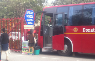 Blood donation camp At Appejay school, Noida