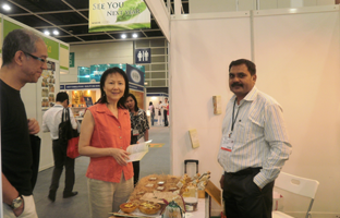 Mr Limbasiya At Natural and Organic products  Asia Expo, Hong Kong